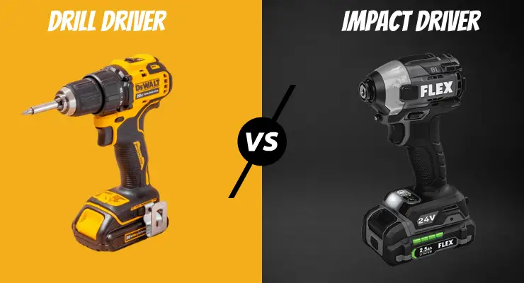 Drill Driver vs Impact Driver